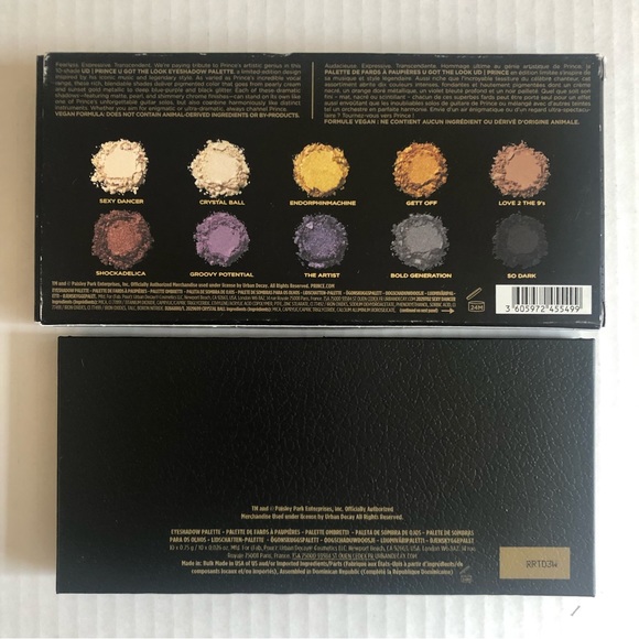 NIB Prince x Urban Decay Eyeshadow, U Got The Look (Limited Edition), Vegan - Picture 5 of 7